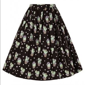 Cactus skirt and matching sweater.